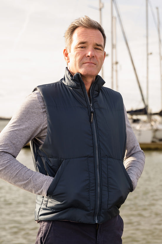Mens Fleecelined Bodywarmer with Deep Armholes