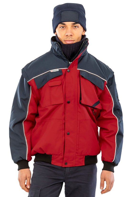 Heavy Duty Pilot Jacket with Zipout Sleeves