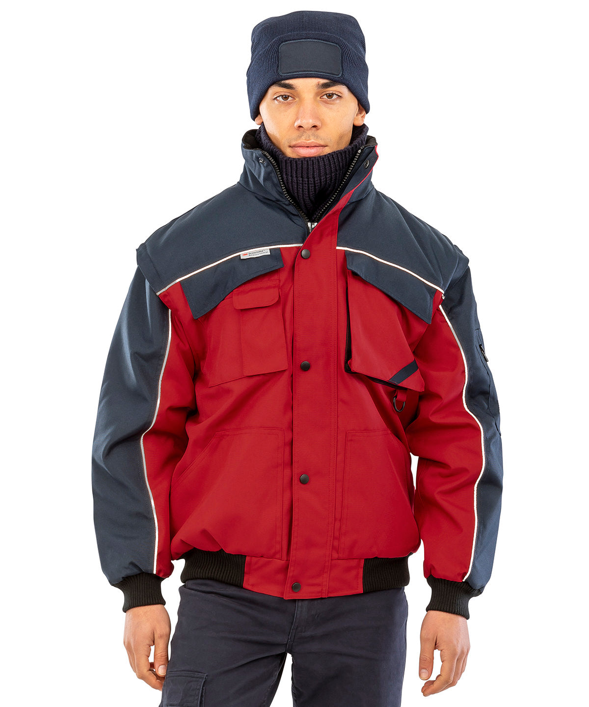 Heavy Duty Pilot Jacket with Zipout Sleeves