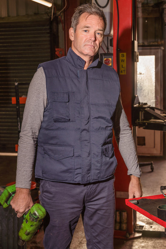 Luxurious Insulated Bodywarmer for Men Plus Sizes