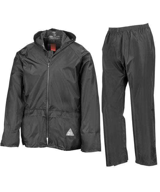 Heavyweight Waterproof Jacket and Trouser Set for Men