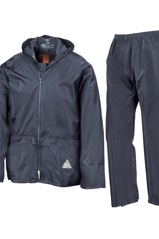 Heavyweight Waterproof Jacket and Trouser Set for Men