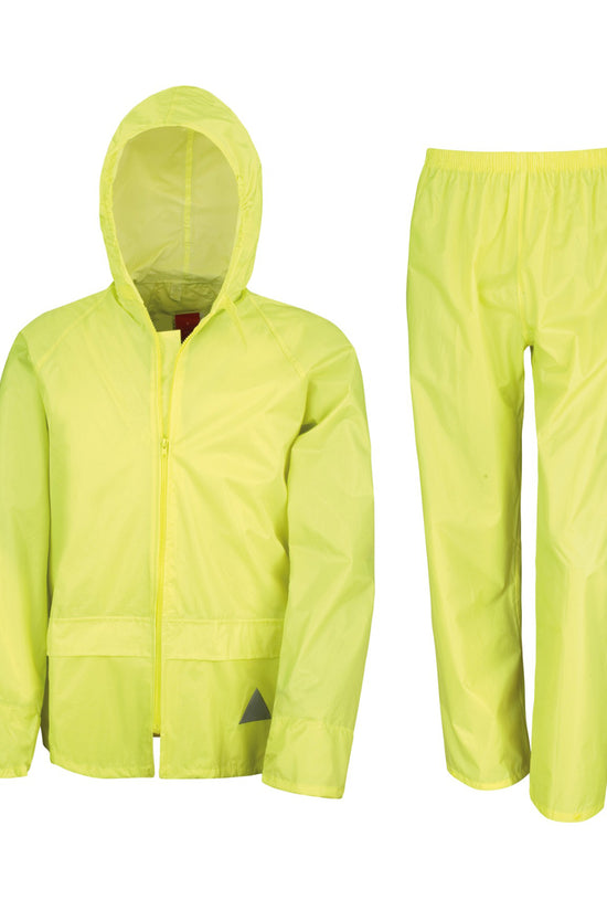 Heavyweight Waterproof Jacket and Trouser Set for Men