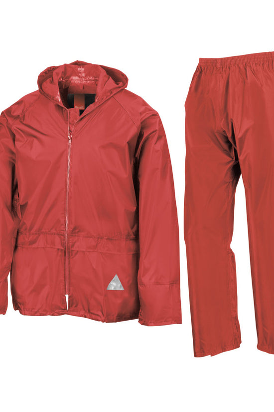 Heavyweight Waterproof Jacket and Trouser Set for Men