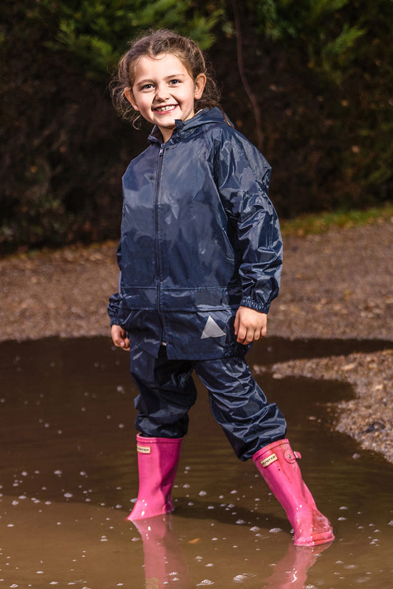 Junior Waterproof Jacket and Trouser Set for Unisex Kids