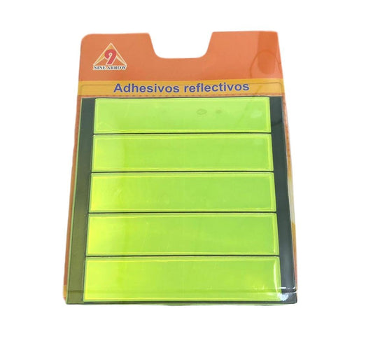 Enhance Bike Safety with Adhesive Reflectors 5 Pack
