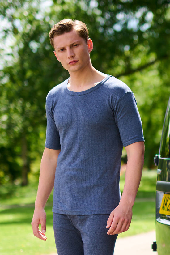 Regatta Mens Short Sleeve Thermal Vest Polycotton Baselayer