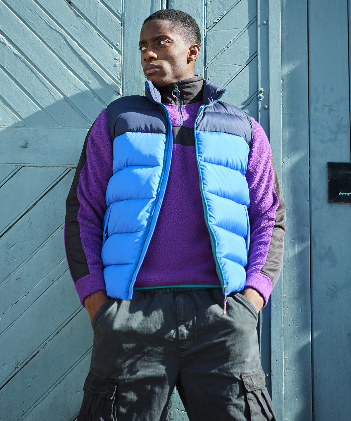 Regatta Professional Vintage Mens Puffer Vest Heavyweight Recycled Fill