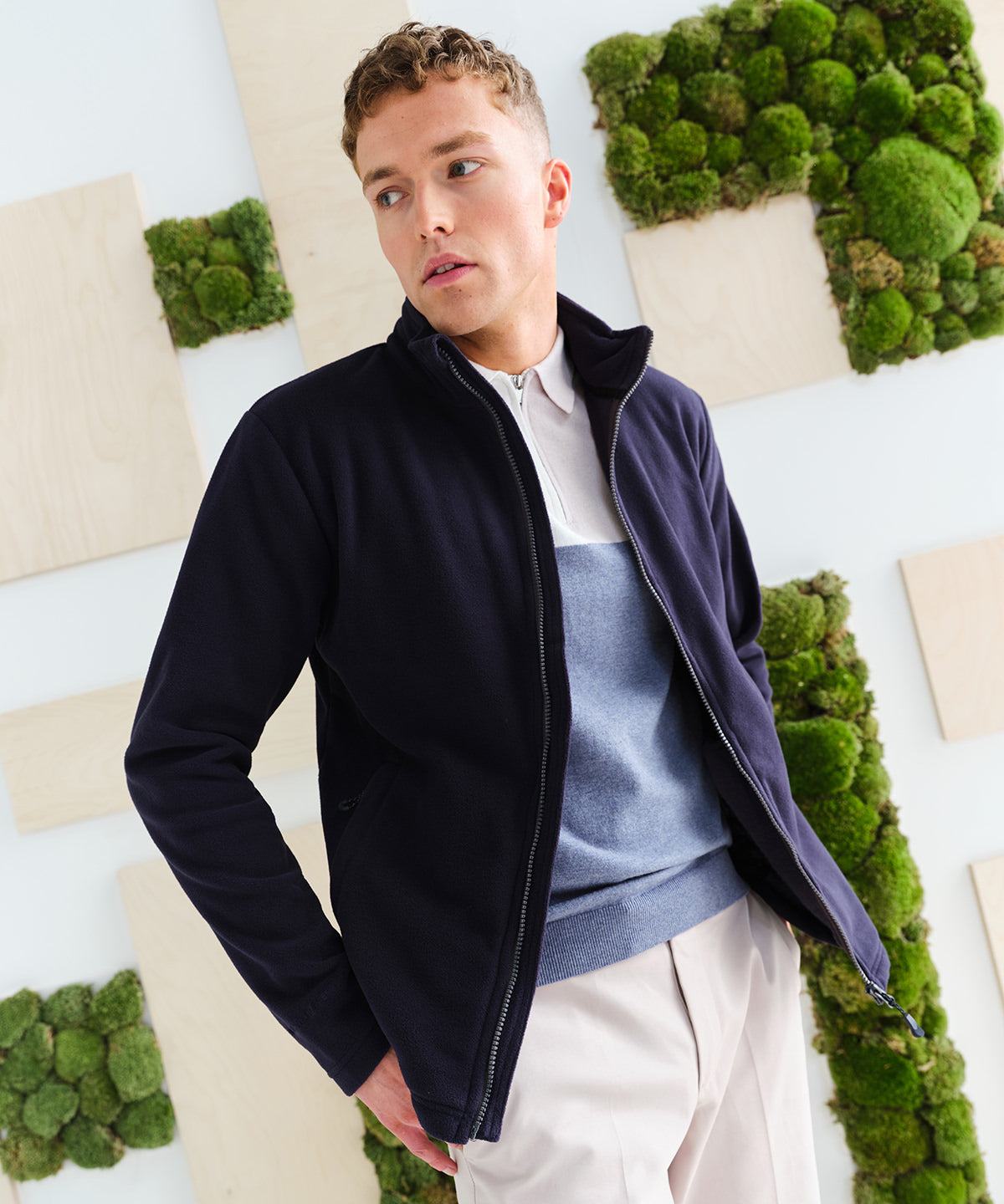 EcoFriendly Recycled Microfleece Jacket for Men