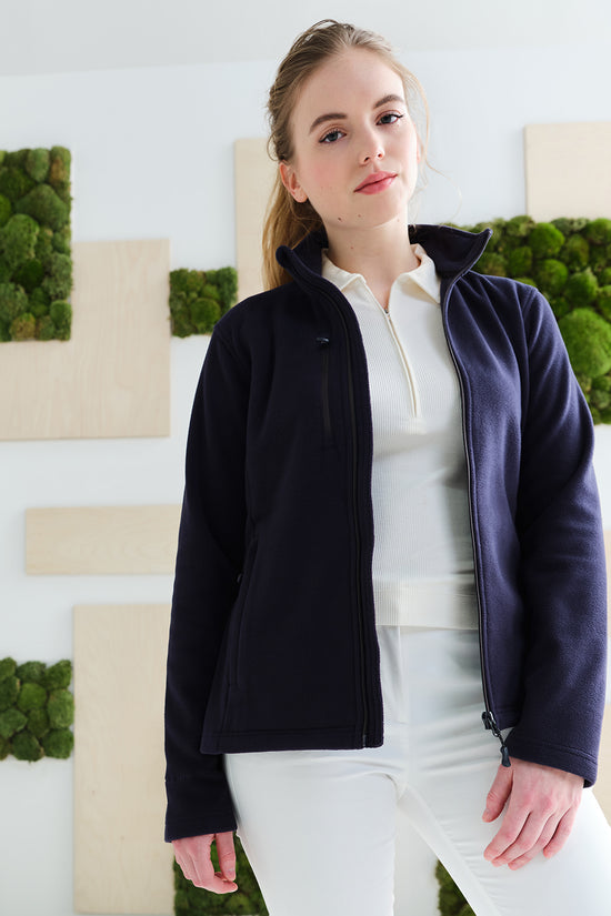 EcoFriendly Recycled Full Zip Fleece Jacket for Women