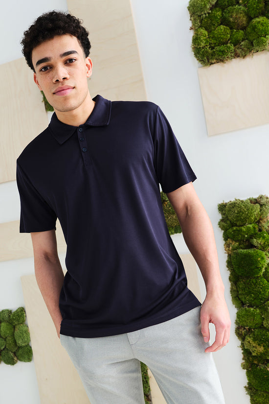 EcoFriendly Recycled Polyester Polo Shirt Male Plus Sizes