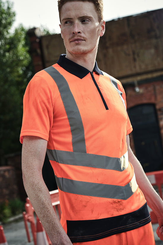 Regatta HiVis Pro Polo for Men Safetywear Plus Sizes
