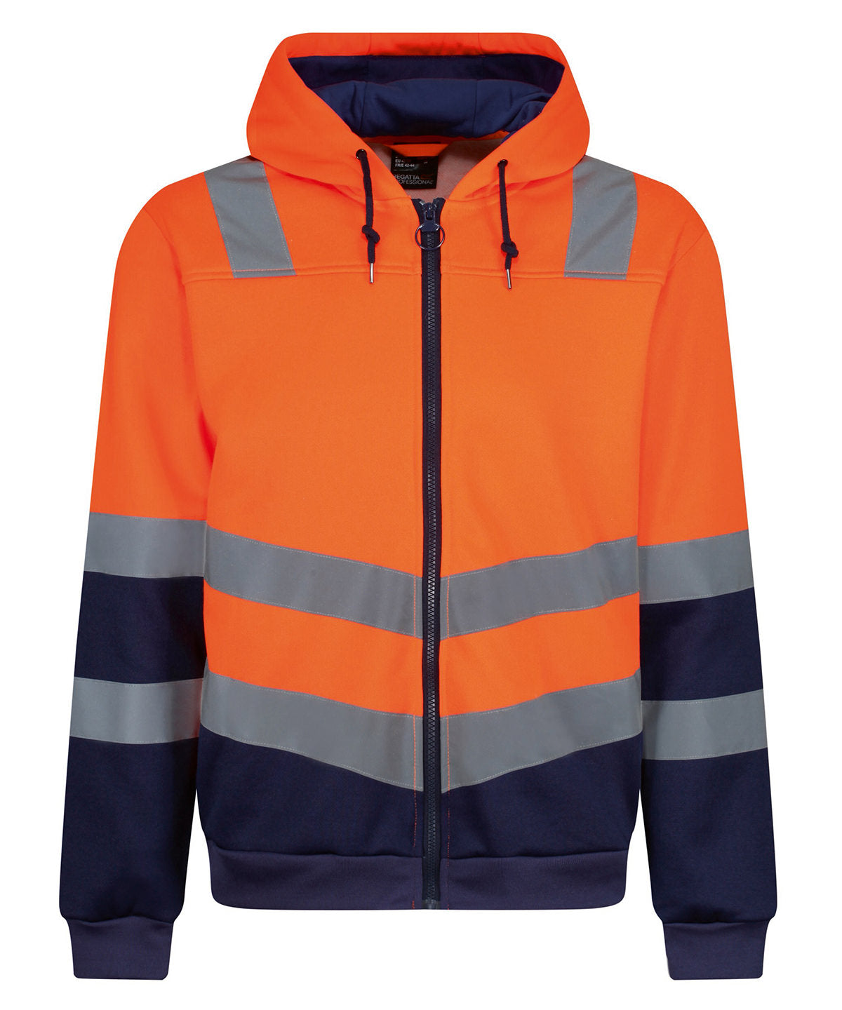 Regatta High Visibility Pro HiVis Full Zip Hoodie Safetywear