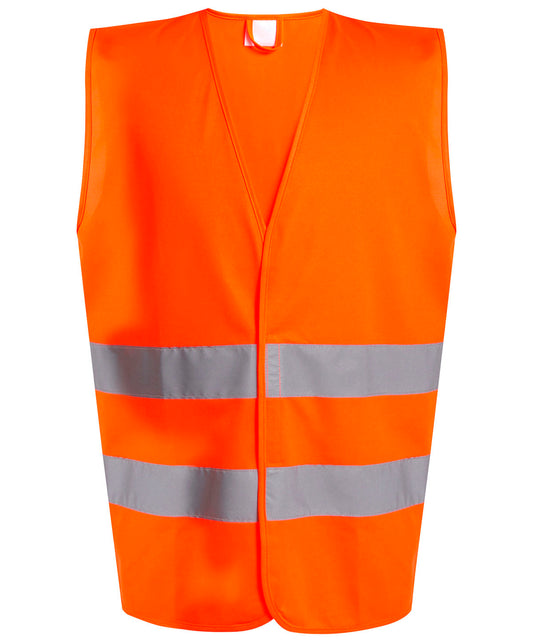 Regatta Pro HiVis TwoBand Easy Print Vest for Men