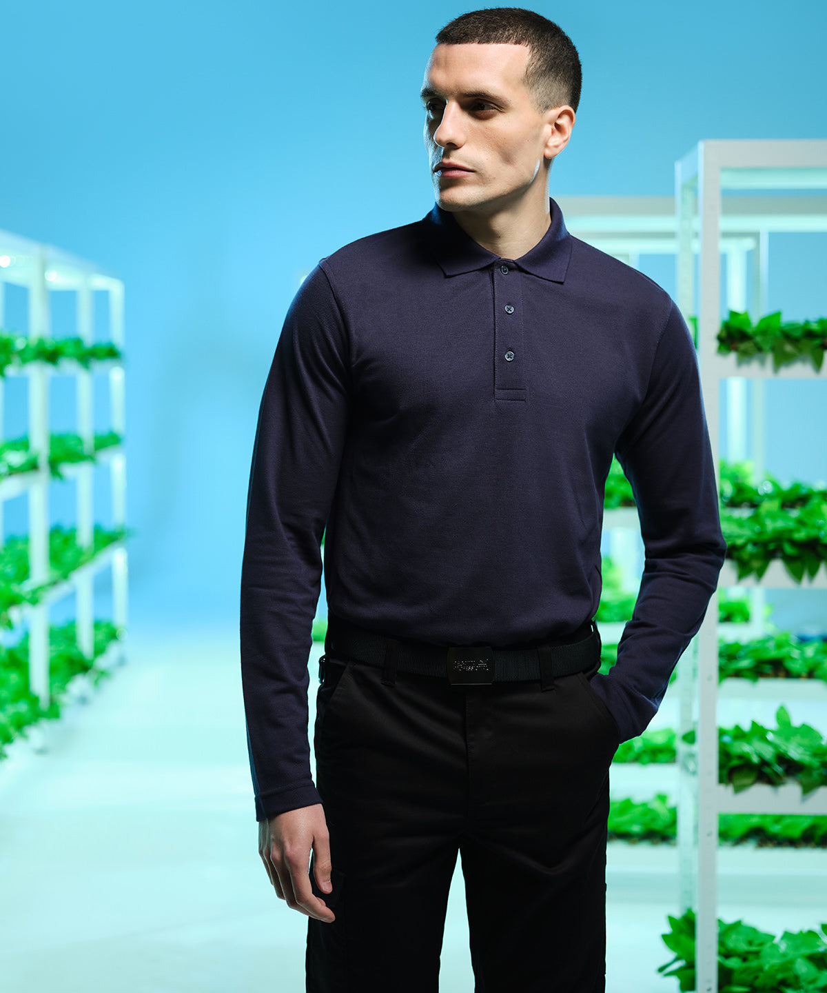 Regatta Professional Pro 6535 Long Sleeve Polo for Men