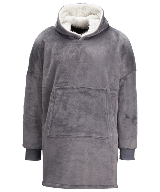 Oversized Reversible Sherpa Hoodie Unisex Adult Hoodies