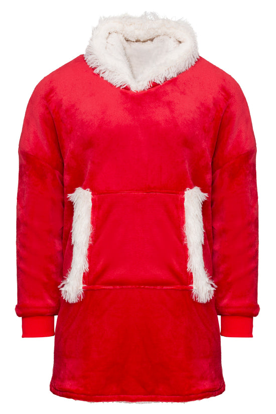Oversized Reversible Sherpa Hoodie Unisex Adult Hoodies