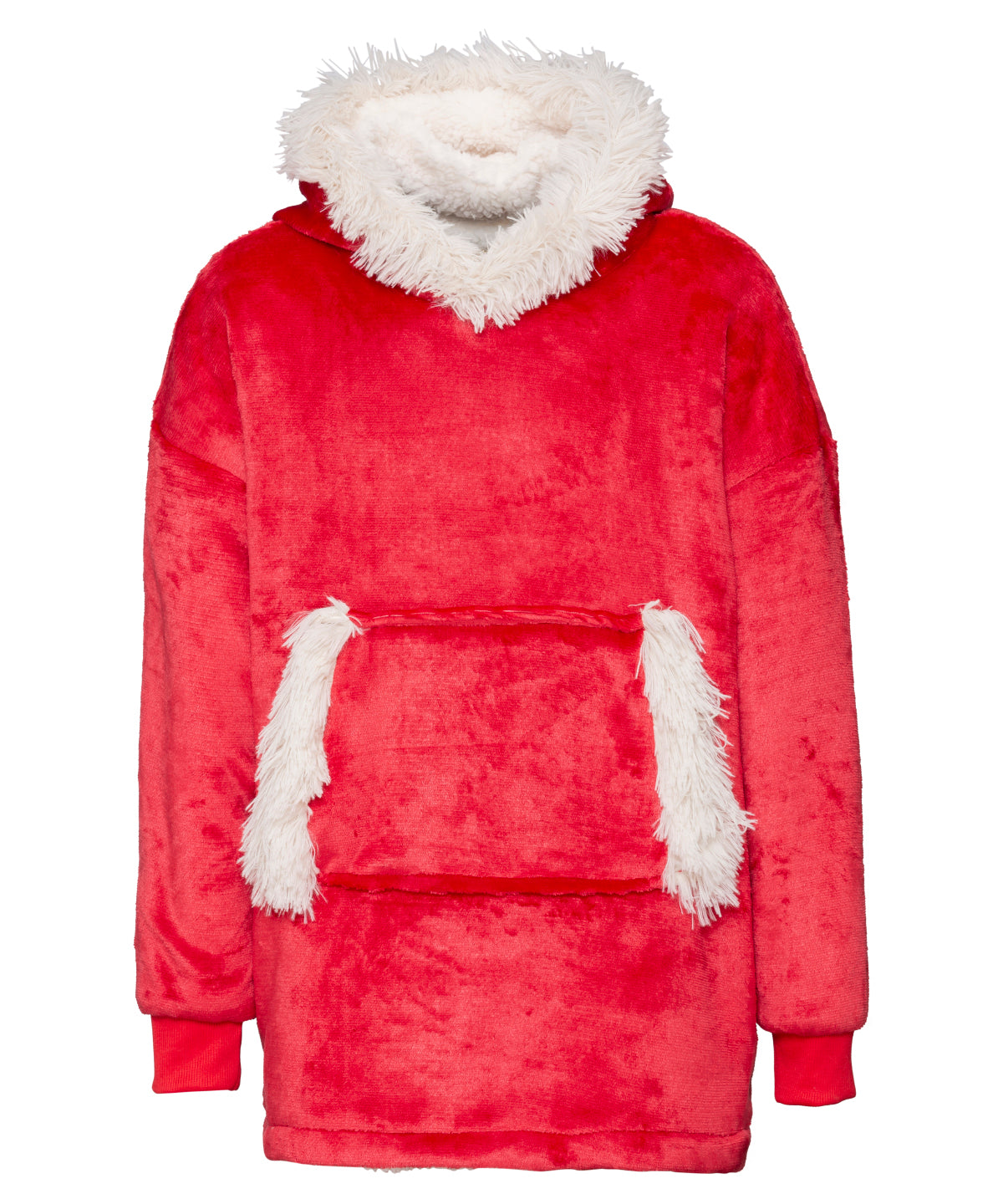 Kids Oversized Reversible Sherpa Hoodie Ribbon The Kids