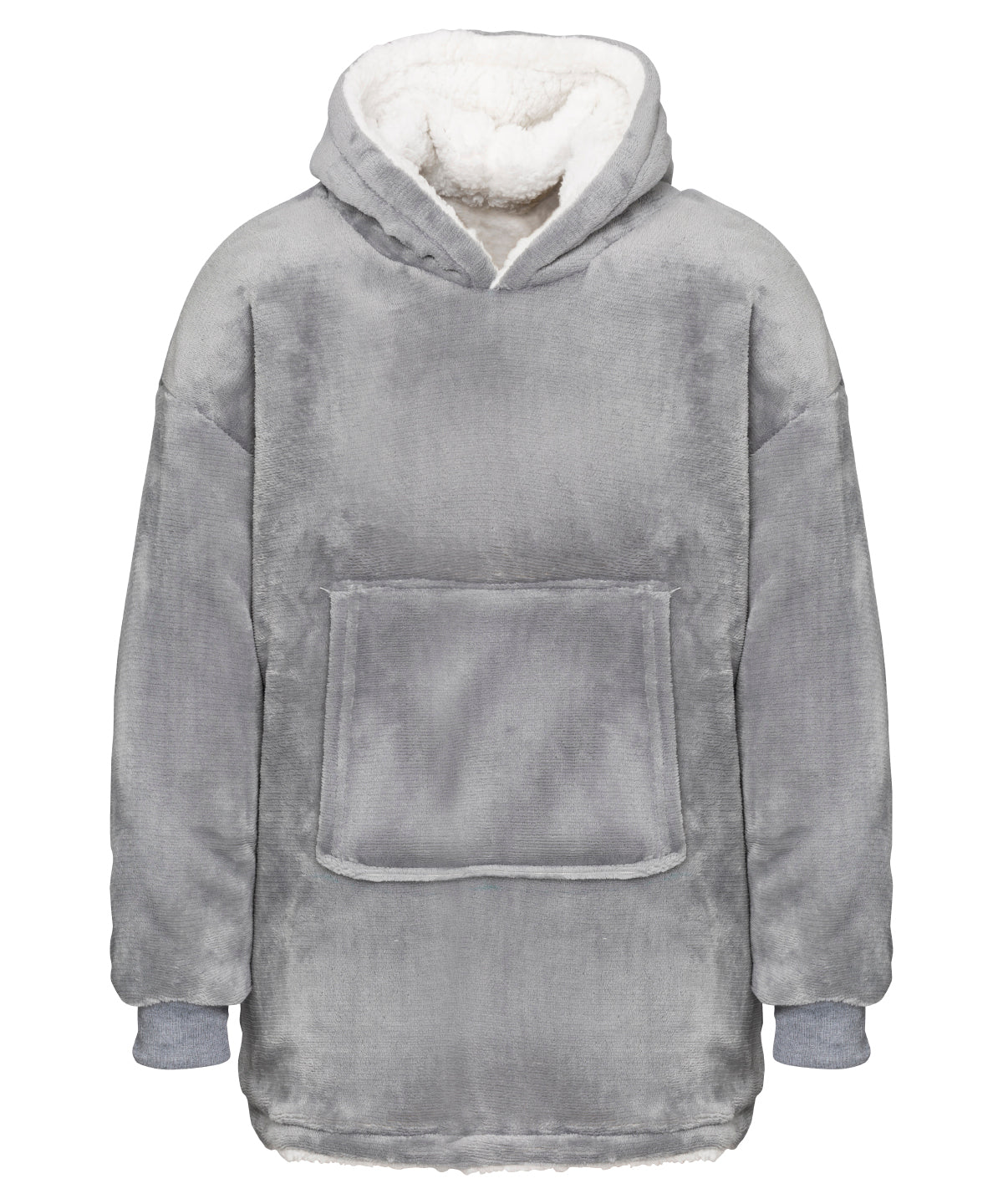 Kids Oversized Reversible Sherpa Hoodie Ribbon The Kids