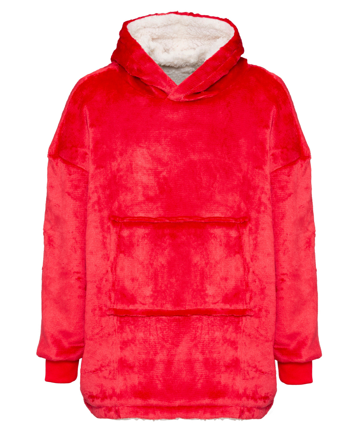 Kids Oversized Reversible Sherpa Hoodie Ribbon The Kids