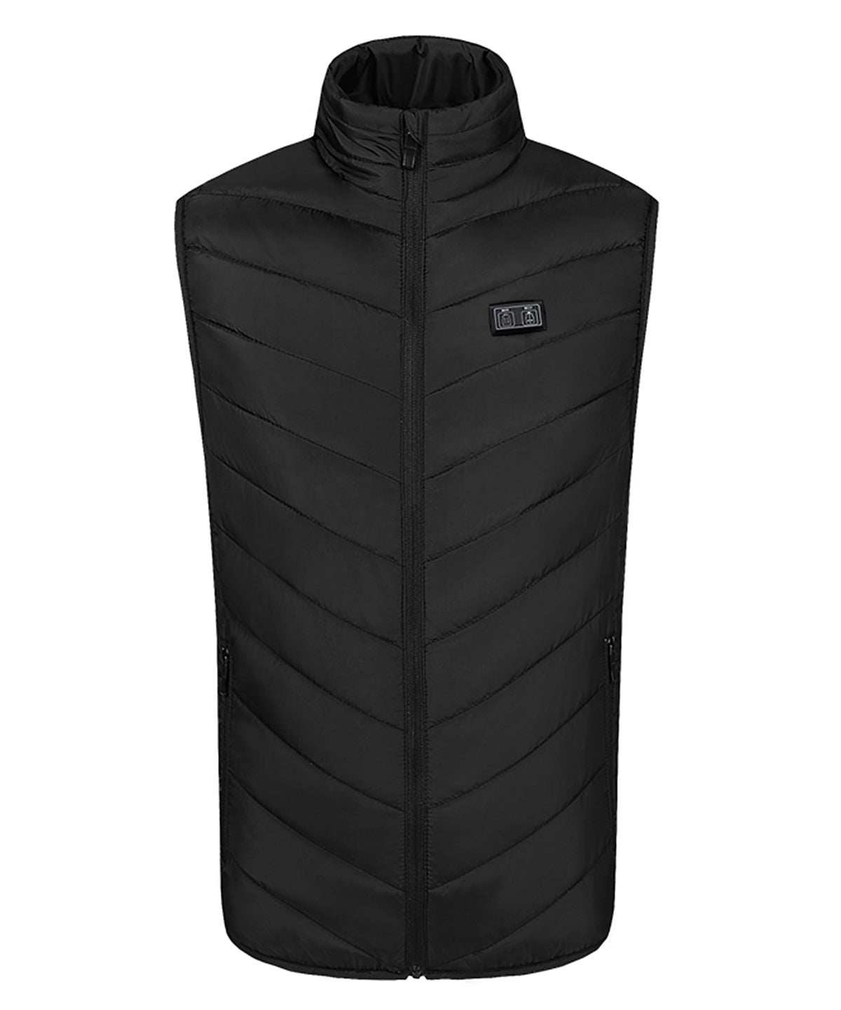 Black Eskimo Unisex Heated Padded Gilet with 5 Heating Zones