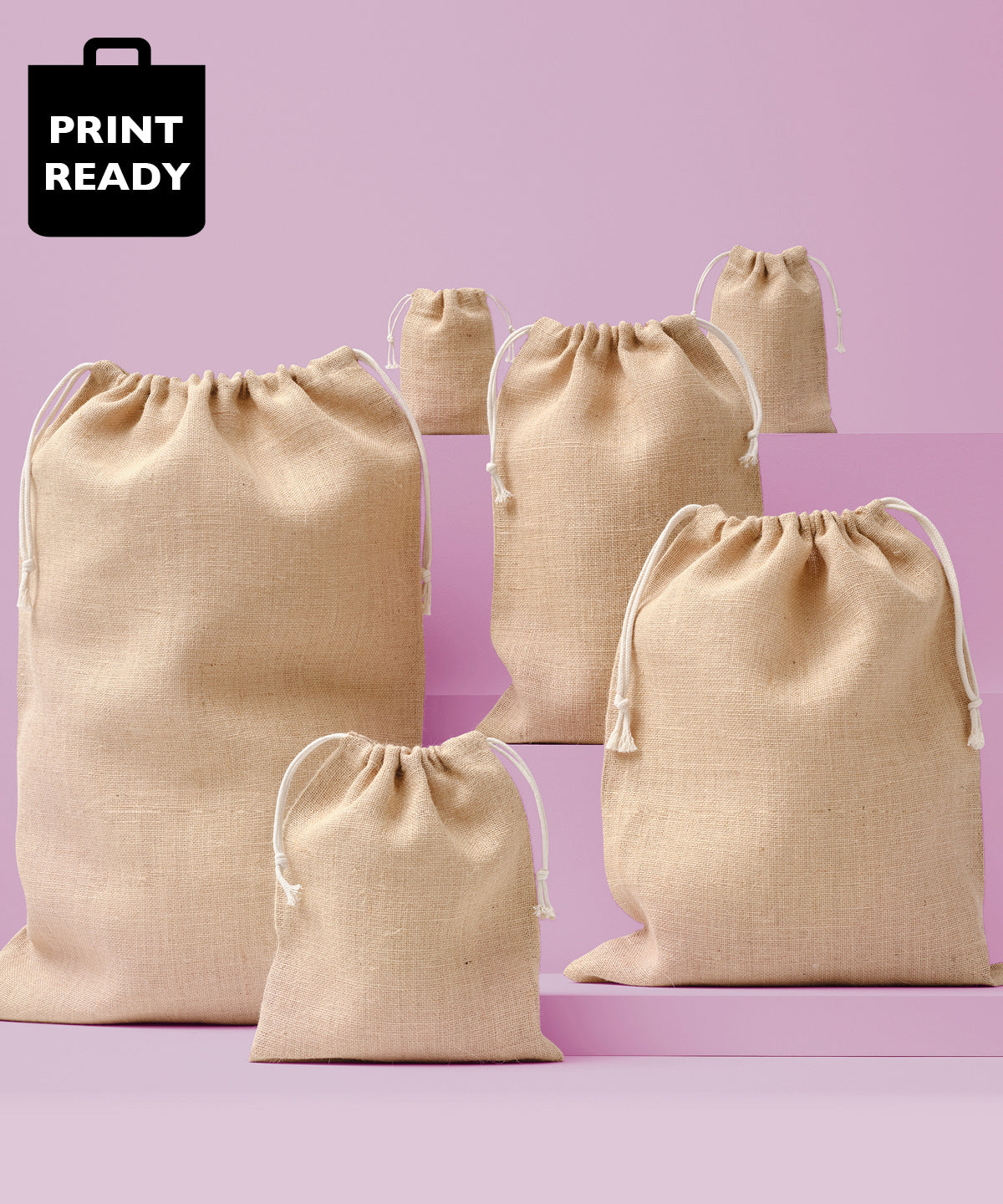 EcoFriendly Jute Stuff Bag for Versatile Storage