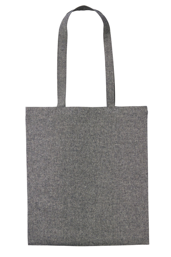 EcoFriendly Recycled Cotton Shopper Bag with Long Handles