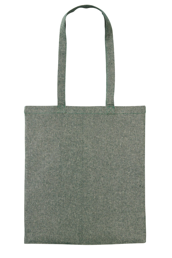 EcoFriendly Recycled Cotton Shopper Bag with Long Handles