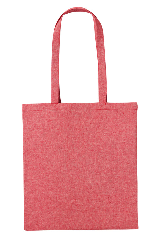 EcoFriendly Recycled Cotton Shopper Bag with Long Handles
