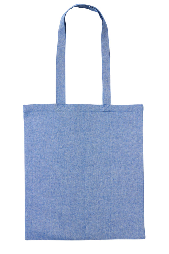 EcoFriendly Recycled Cotton Shopper Bag with Long Handles