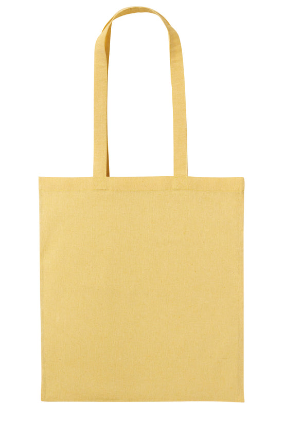 EcoFriendly Recycled Cotton Shopper Bag with Long Handles