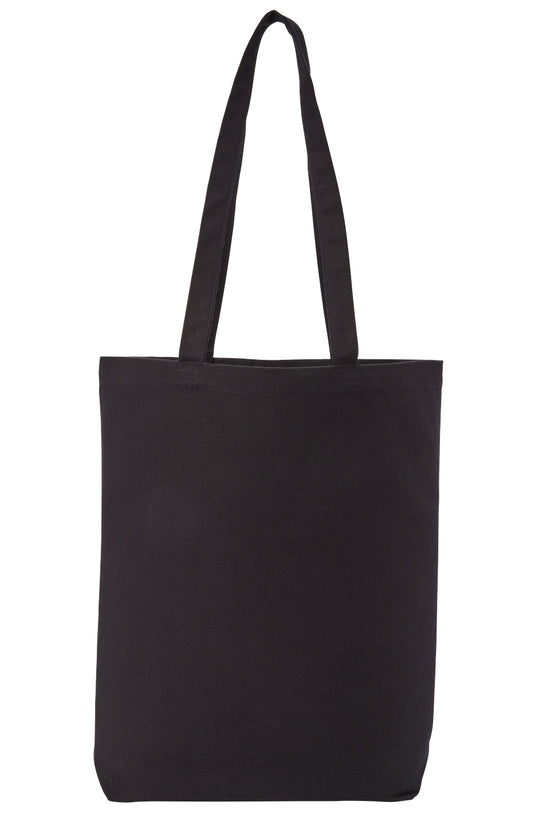 Premium Recycled Canvas Shopper Bag with Bottom Gusset