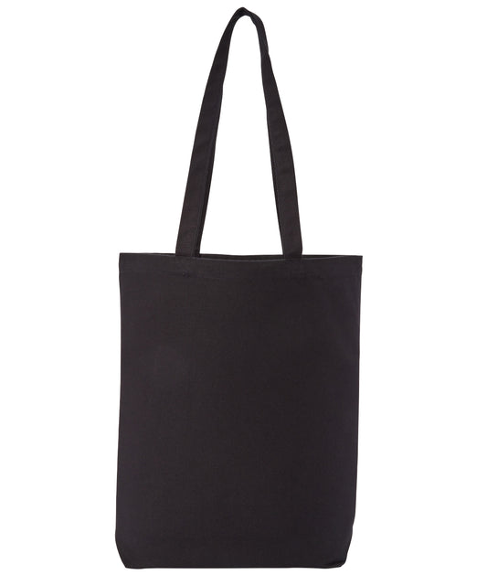 Premium Recycled Canvas Shopper Bag with Bottom Gusset