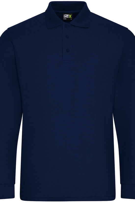 ProRTX Pro Long Sleeve Polo for Men Plus Sizes