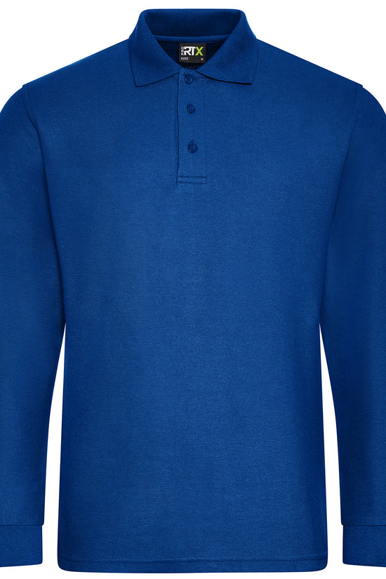 ProRTX Pro Long Sleeve Polo for Men Plus Sizes