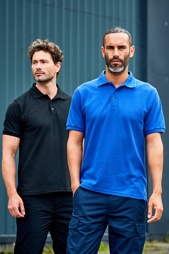 ProRTX Pro Premium Polo for Men Heavyweight Fabric Ottoman Cuffs