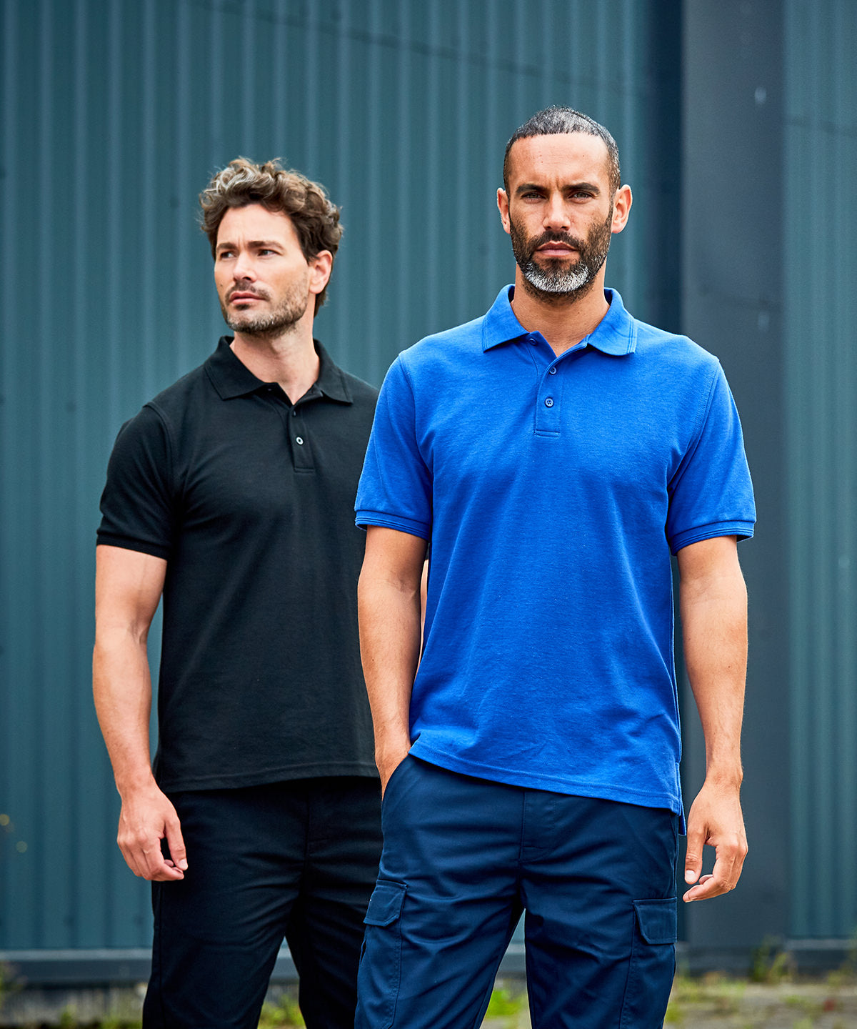 ProRTX Pro Premium Polo for Men Heavyweight Fabric Ottoman Cuffs