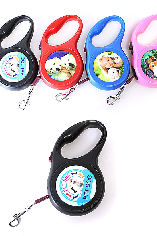 Durable 5m Retractable Dog Training Leash with Assorted Designs and Colors