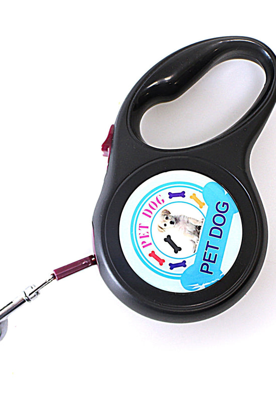 Durable 5m Retractable Dog Training Leash with Assorted Designs and Colors
