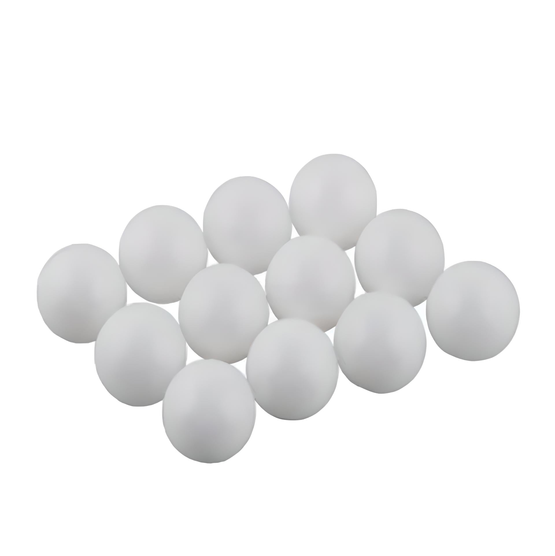 12 White Ping Pong Balls Lightweight Durable
