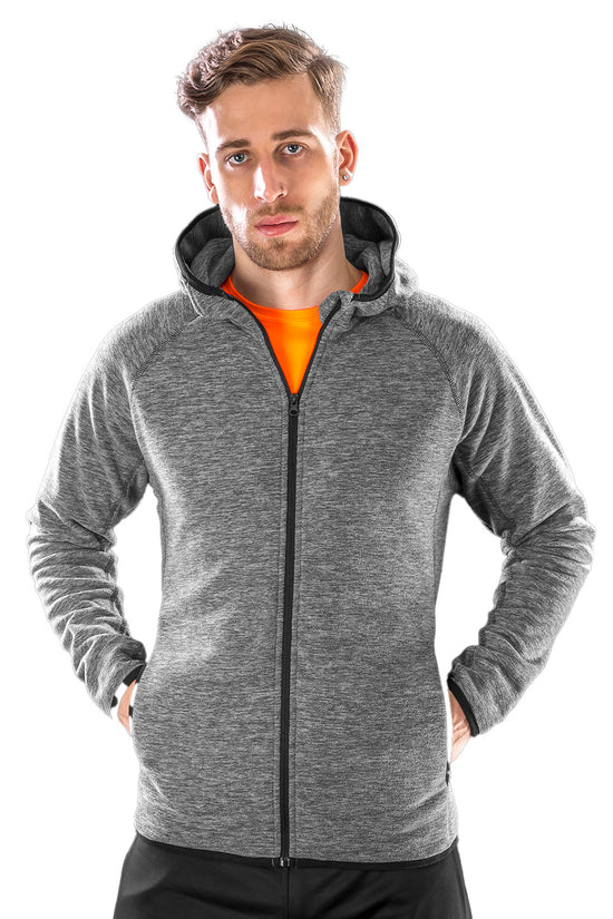 GreyBlack Microfleece Hoodie Ultimate Comfort and Performance