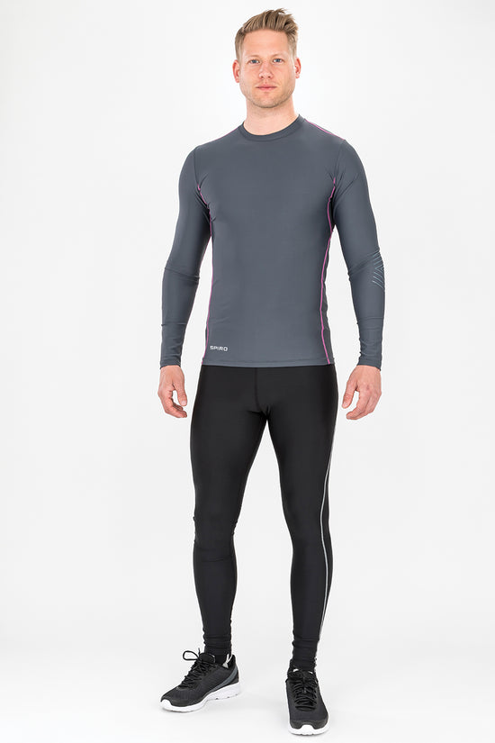 Black Spiro Bodyfit Baselayer Leggings Performance and Comfort Combined