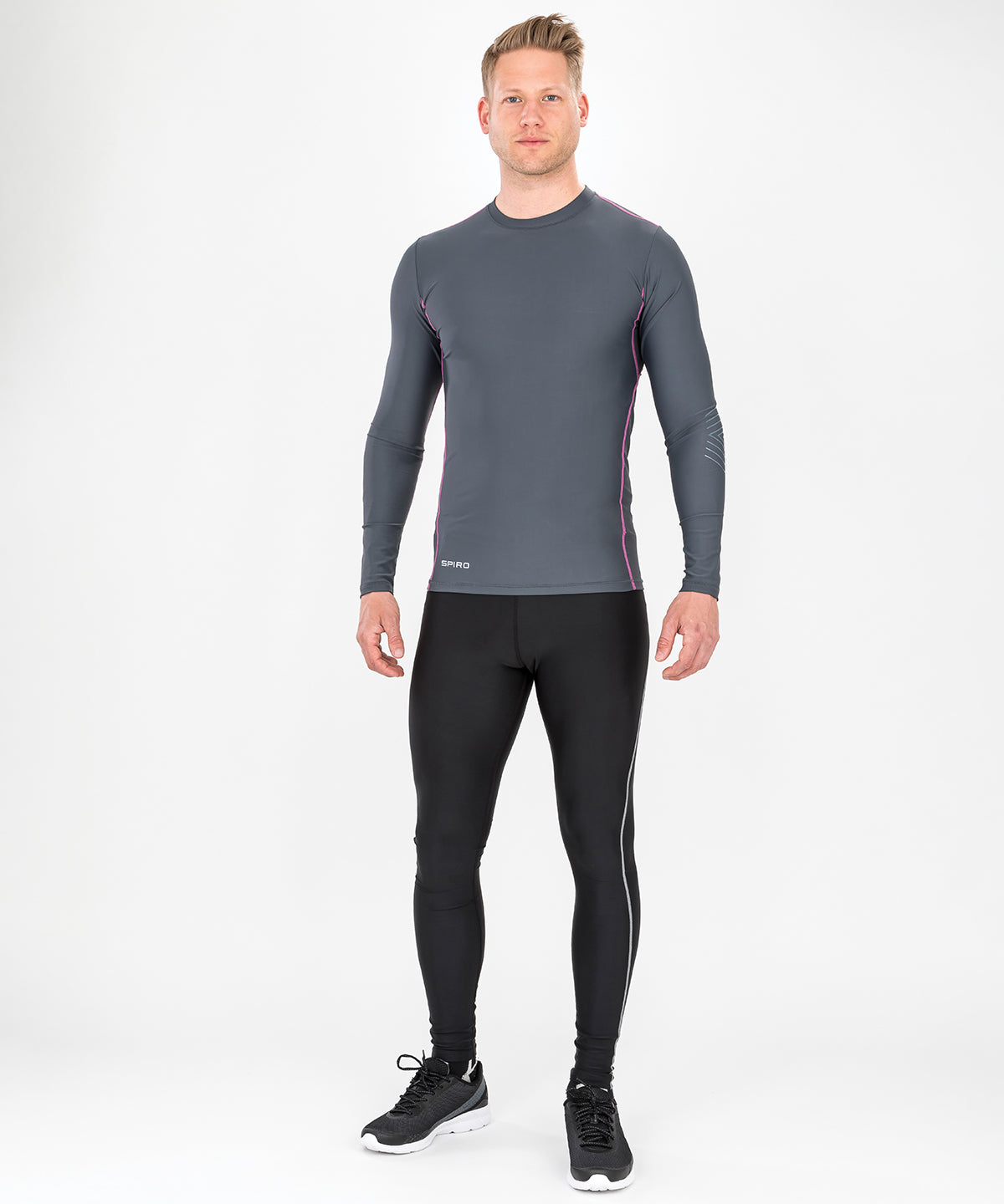 Black Spiro Bodyfit Baselayer Leggings Performance and Comfort Combined