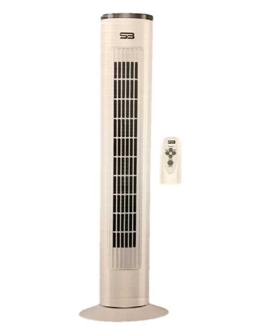 S3 29 Inch Tower Fan with Remote Efficient Cooling Solution