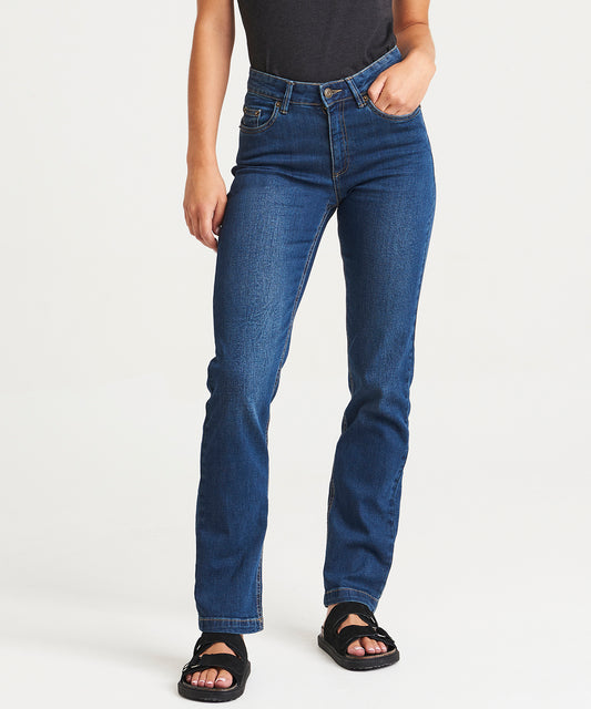 AWDis So Denim Katy Straight Jeans Womens MidRise Fit