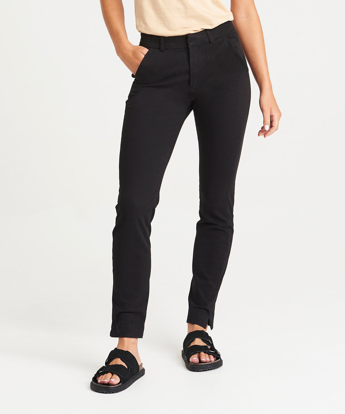 AWDis So Denim Womens Lily Slim Chinos Stretch Twill Trousers