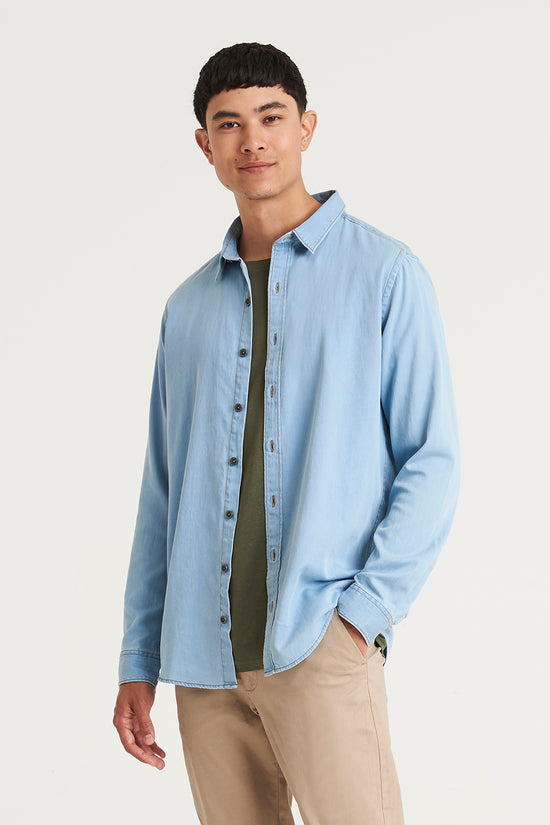 AWDis So Denim Jack Denim Shirt Classic Fit Modern Design
