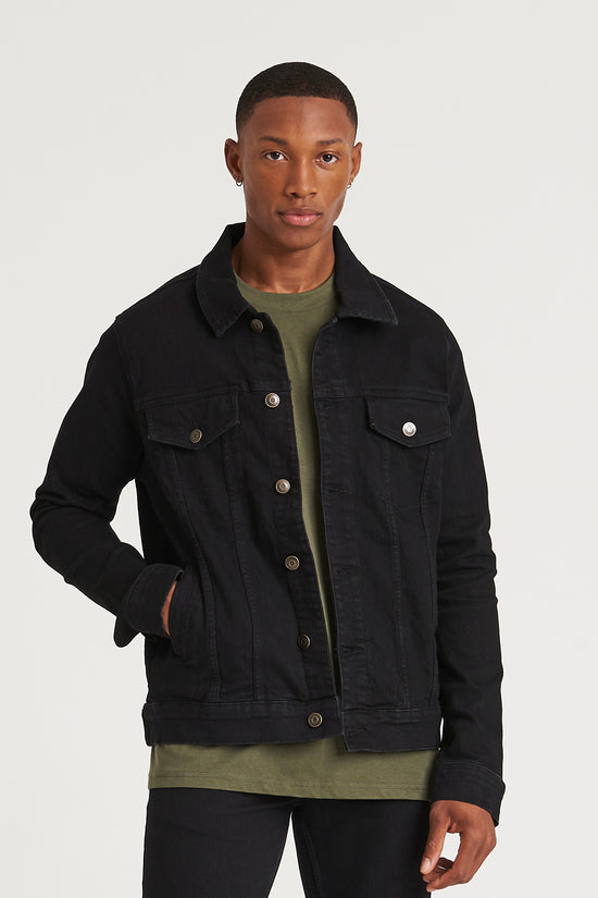 AWDis So Denim Noah Stretch Denim Jacket Mens Fashion Fit