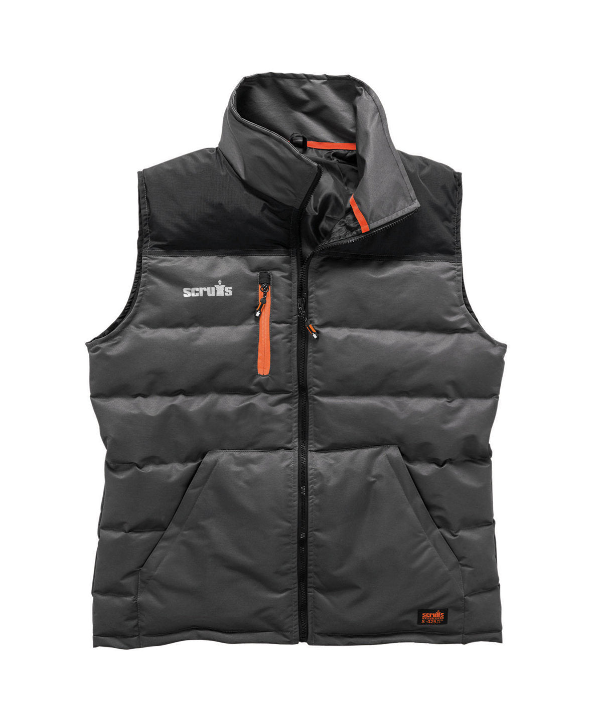 Durable Charcoal Worker Bodywarmer with Padded Design