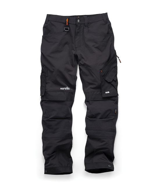 Black Pro Flex Plus Trousers Ultimate Comfort and Durability
